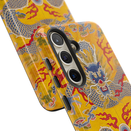 Majestic Dragon Regalia – Imperial 12-Symbol Robe Phone Cases