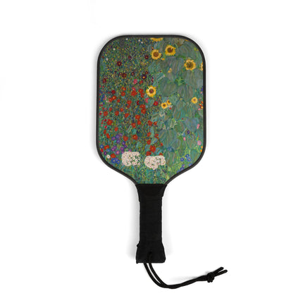 Farm Garden with Sunflowers by Gustav Klimt Pickleball Kit