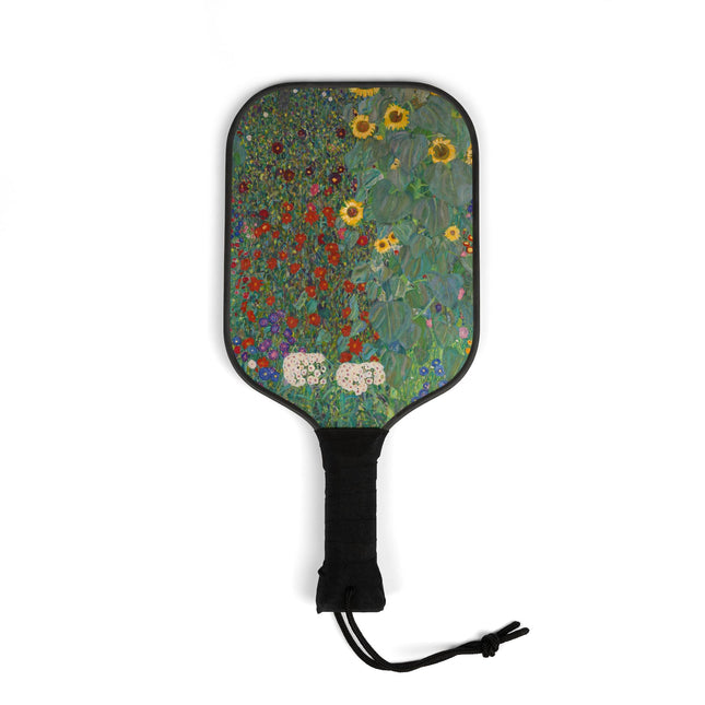Farm Garden with Sunflowers by Gustav Klimt Pickleball Kit