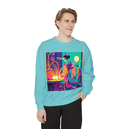 Dance of the Skeleton Ballerinas Unisex Garment-Dyed Sweatshirt
