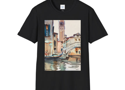 A Bridge and Campanile, Venice by John Singer Sargent Softstyle T-Shirt