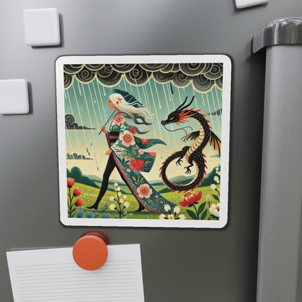 The Dragon Fairy’s Stride Die-Cut Magnets (5 Sizes)