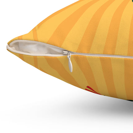 The Bewitching Ride Spun Polyester Square Pillow