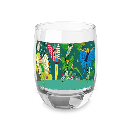 Enchanting Fairies of A Midsummer Night's Dream Whiskey Glass