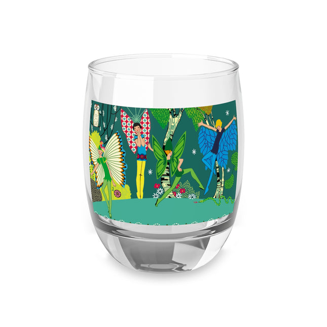 Enchanting Fairies of A Midsummer Night's Dream Whiskey Glass