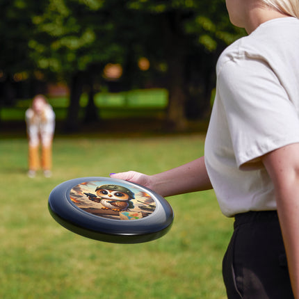 Owl on the Front Wham-O Frisbee – Tactical Scout & Night Watch