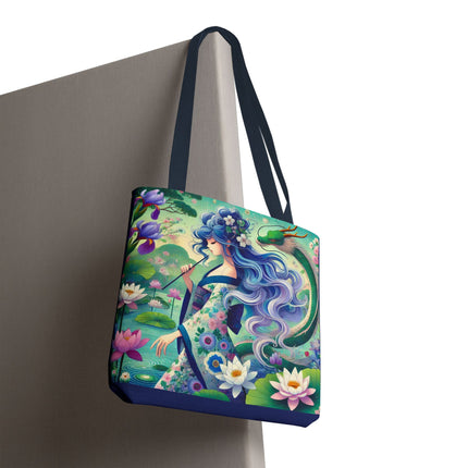 Fairy of the Koi Pond Tote Bag – Mystical Harmony & Pond Enchantment