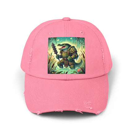 Swamp Tyrant Unisex Distressed Cap