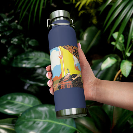 Glimpses of Opulence by Ezio Anichini Copper Vacuum Insulated Bottle, 22oz