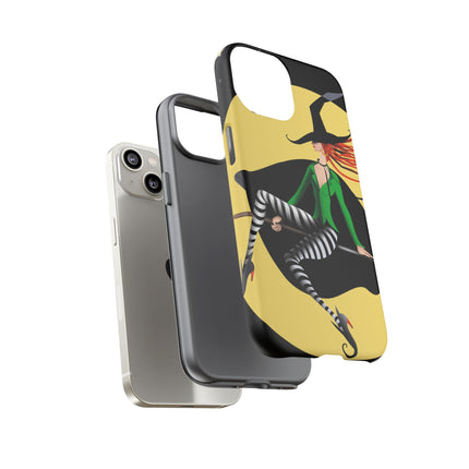 A Witch’s Moonlit Flight Phone Cases