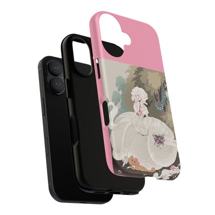 Rococo Garden Reader Phone Case – Whimsical Elegance & Timeless Charm