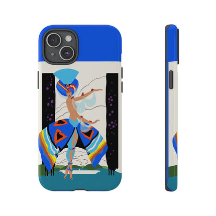 Exotic Dancer Phone Case – Vibrant Performance & Art Deco Flair