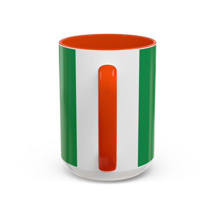 🍀🎄 The Emerald Holly Christmas Colorful Mug – Art Deco Holiday Elegance