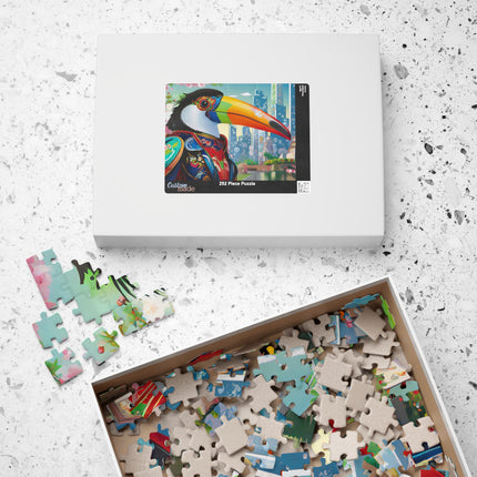 Cyber Toucan Chic Puzzle (110, 252, 520, 1014-piece)