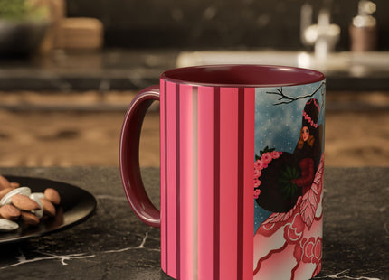 Winter Rose Empress Colorful Mugs (11oz, 15oz)