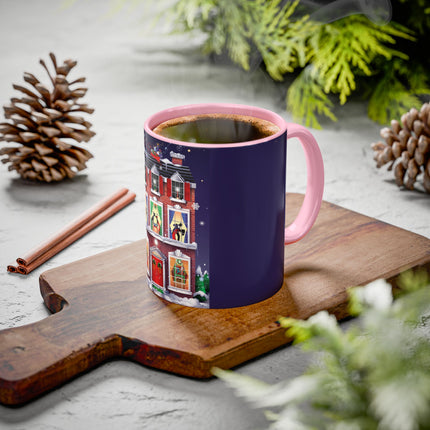 A Christmas Eve Celebration Colorful Mugs (11oz, 15oz)