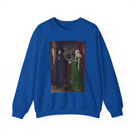 Arnolfini Portrait by Jan Van Eyck Heavy Blend™ Crewneck Sweatshirt