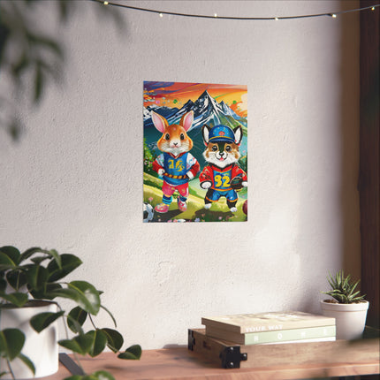 Animal Athletes Fine Art Posters
