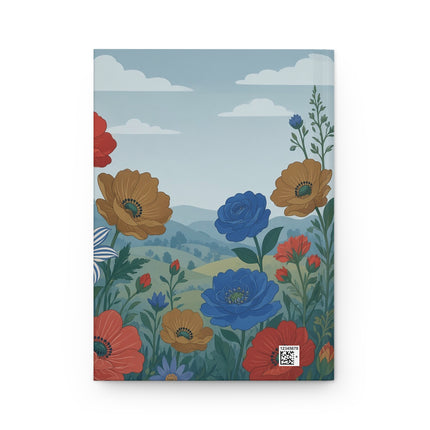 🫖🌹 The Garden Tea Society Hardcover Journal – Art Deco Fashion Illustration