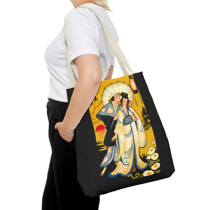 Golden Embrace Tote Bag (AOP)