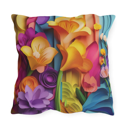 The Graceful Freesia Outdoor Pillows