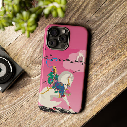 Samurai Princess on the White Steed Phone Case – Epic Grace & Mythic Power