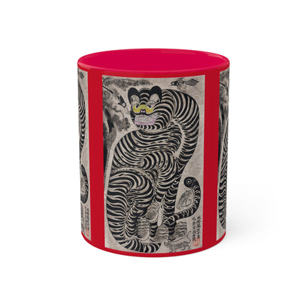 Talismanic Tiger Colorful Mugs, 11oz