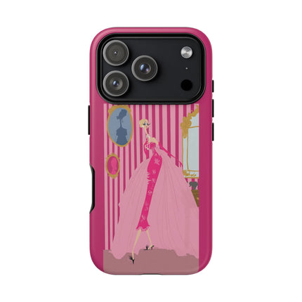 Lady in Pink Phone Case – Graceful Sophistication