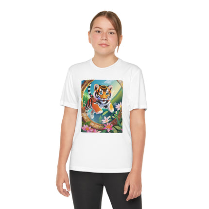 Majestic Tiger Cub Youth Competitor Tee – Courage, Adventure & Fiery Spirit