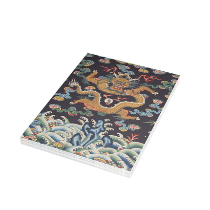 Rank Badge with Dragon with Deer Hooves Postcards (envelopes included) - Bundles of 10, 30, 50 Pieces