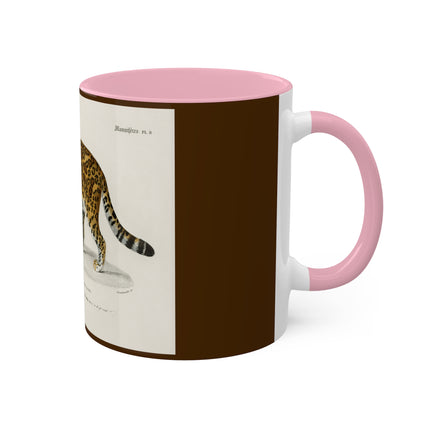 Jaguar by Charles Dessalines D' Orbigny Colorful Mugs, 11oz