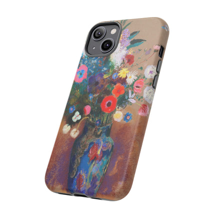 Bouquet of Flowers by Odilon Redon Phone Cases