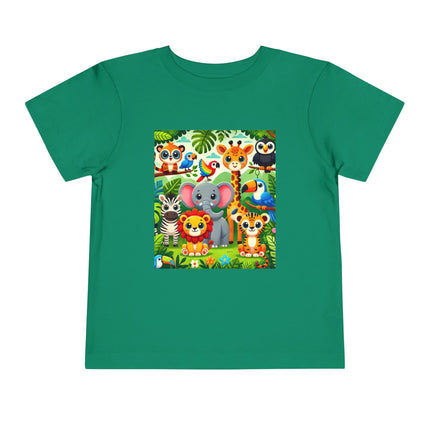 Jungle Friends Parade Toddler Short Sleeve Tee