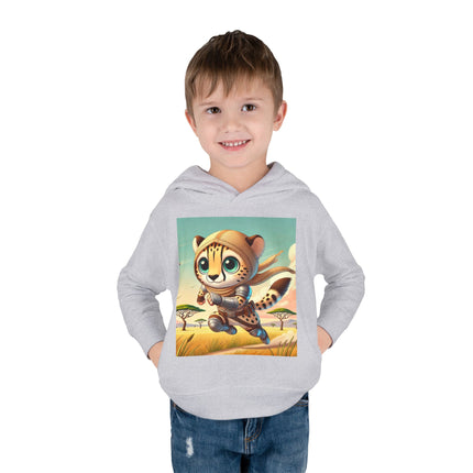 Swift Cheetah Toddler Pullover Fleece Hoodie