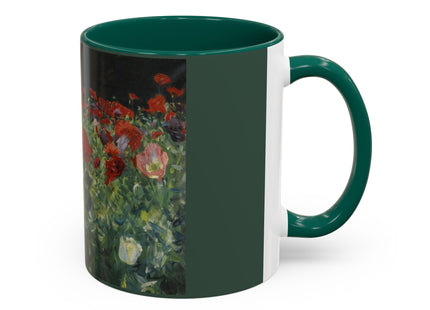 A Study of Poppies for Carnation, Lily, Lily, Rose by John Singer Sargent Colorful Mugs (11oz, 15oz)