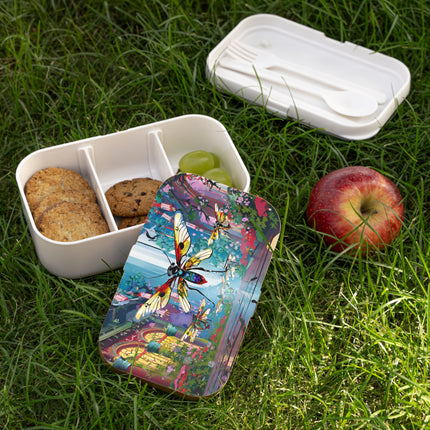 Neon Swarm Bento Lunch Box