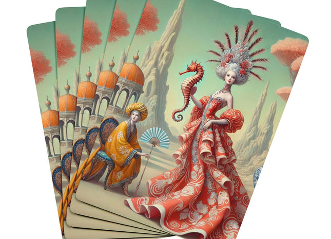 The Seahorse Court Playing Cards