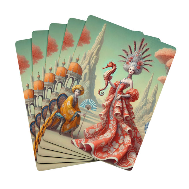 The Seahorse Court Playing Cards
