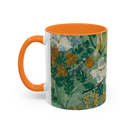 Flowers by August Babberger Colorful Mugs (11oz, 15oz)