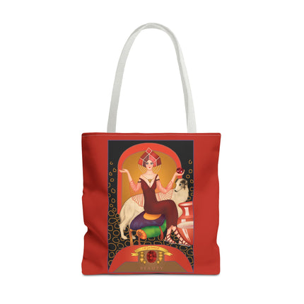 Astrology Gem Series: January & Garnet Tote Bag