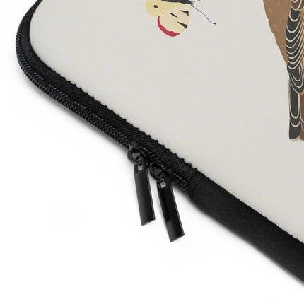 🐦🌸 Pink-Breasted Bird & Wren Laptop Sleeve – Elegant Joy & Springtime Charm