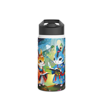 Fairy Animals Writing Wishes Stainless Steel Water Bottle