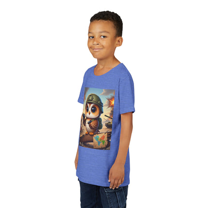 Owl on the Front Lines Youth Short Sleeve Tee