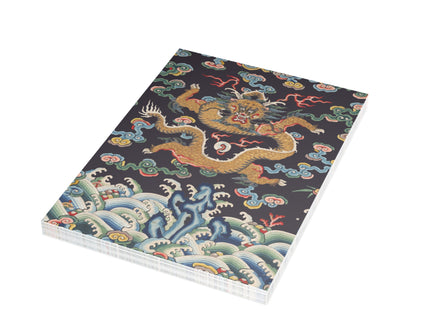 Rank Badge with Dragon with Deer Hooves Postcards (envelopes included) - Bundles of 10, 30, 50 Pieces