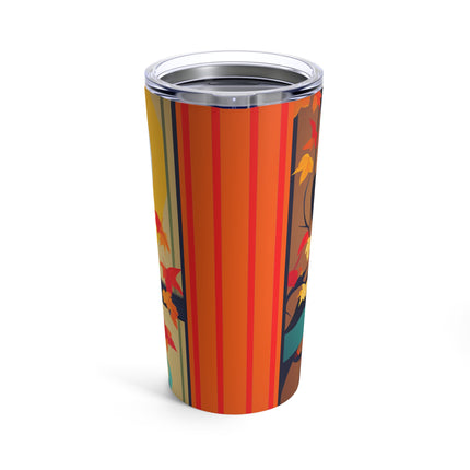 Black Cat in Kimono Tumbler 20oz