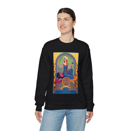 December & Tanzanite (from the Gem Series) by Sofia Chiostri Heavy Blend™ Crewneck Sweatshirt