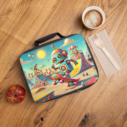 The Skate Park Robot Lunch Bag – Action, Energy & Retro Fun