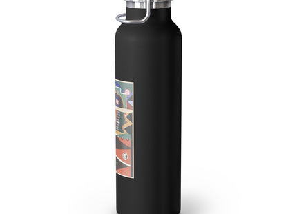 Collection decors et couleurs Pl.03 by Georges Valmiers Copper Vacuum Insulated Bottle, 22oz