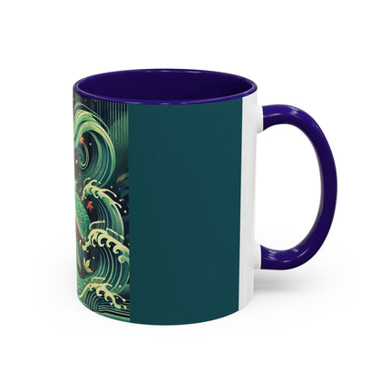 Mermaid Queen Rising from the Deep Colorful Mugs (11oz, 15oz)