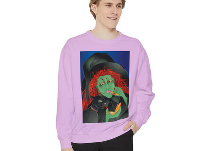 Mirror, Mirror A Witch's Touch Unisex Garment-Dyed Sweatshirt